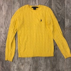 Polo Ralph Lauren Women’s Yellow Sweater Sz L